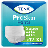 Tena Pants ProSkin, absorberende slip, maat XL, 120-160 cm, Super, 12 stuks