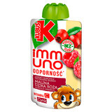 Immuno Odporność Kubuś Immuno, mousse, frambozen, rozenbottel, 100 g