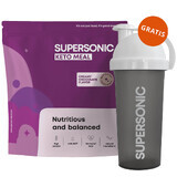 Supersonic Keto Maaltijd, romige chocoladesmaak, 800 g + shaker, 700 ml gratis