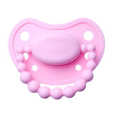 Luu Kids, fopspeen, positioneren, silicone, Pink A Boo, 0-3 maanden, 1 stuk