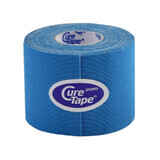 CureTape Sports, bandă kinesiologică, albastru, 5 cm x 5 m, 1 buc