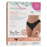 Masmi Modern, menstruatieslip, biologisch katoen, maat XL, 110-118 cm, 1 st