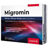 Migromin 250 mg + 250 mg + 65 mg, 20 tabletten