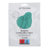 Aptederm, sokken met scrubmasker, 2 stuks