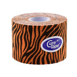 CureTape Art Tiger Tiger Orange, kinesiology tape, 5 cm x 5 m, 1 pc