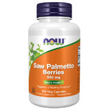 Now Foods Zegepalm bessen, sabal palm 550 mg, 100 capsules