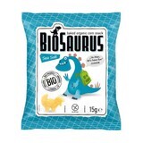 BioSaurus, Bio geroosterde maïs chips met zeezout, 15 g