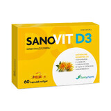 Sanovit D3 2000 IE, 60 softgel capsules