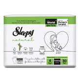 Luiers voor baby's Naturel, No 4 Maxi, 7-14 kg, 30 stuks, Sleepy