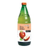 Organic unpasteurized apple vinegar, 750 ml, Fior di Loto