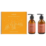 Mokosh Energetic Orange Power Set, Loțiune hidratantă pentru corp, portocală și scorțișoară, 200 ml + Gel hidratant pentru corp și mâini, portocală și scorțișoară, 200 ml