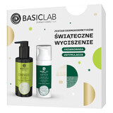 BasicLab Christmas Calming Kit, micro-exfoliërende vloeistof, 100 ml + prebiotische crème, 50 ml