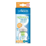 PP Optins Plus Bouteille à col large 150 ml, Dr Browns