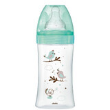 Glazen fles voor antikoliekinitiatie, Birds, 270 ml, 0-6 maanden, Dodie