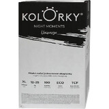 Kolorky Night Moments Multipack - Universe - XL (12-25 kg) ecological disposable night diapers 100 pcs