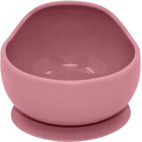 Petite&Mars Bol en silicone avec ventouse TAKE&MATCH Dusty Rose 6m+ 350 ml