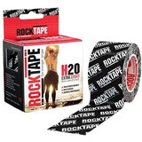 Kinesiology tape RockTape H2O, black logo 5 m