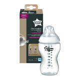 Biberon PP tetina de silicon Closer to Nature, +3 luni, 340 ml, Tommee Tippee