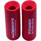 Power System Grips pour barre d'haltérophilie MAX MAX GRIPZ RED. XL 2 pcs