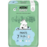 Muumi Baby Disposable Diapers 7 XL 16-26kg, 34 pcs