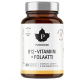 Puhdistamo Vitamina B12 Folato, frambuesa 60 comprimidos