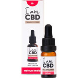 Io sono CBD Olio di CBD a spettro completo 15% con aroma di melone 10 ml