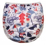 T-Tomi Swimsuit with diaper, owls