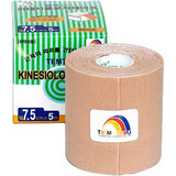 Temtex Kinesio tape Classic, beige tape 7.5cm x 5m