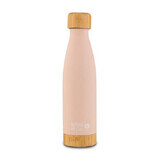 We care bamboo travel insulating bottle, pink, 500 ml, Nava