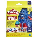 Captain America Marvel flexibel actiefiguur met accessoires, 10 cn, +4 jaar, Play Doh