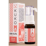 CBD Öl 5% für mittelgroße Hunde - 10ml KUKO Lachsöl von Yango