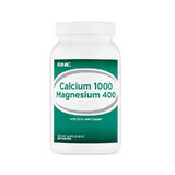 Calcium 1000 mg en magnesium 400 mg, 80 tabletten, GNC
