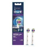 Elektrische tandenborstel opzetborstel, 3D wit, 2 stuks, Oral-B