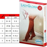 Compression stockings with open toe Sahara, No. 4, LadyGloria