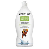 Vloeibaar afwasmiddel met groene appel en basilicum, 700 ml, Attitude