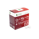 Ca + Mg + Zn + Vitamine D3, 120 tabletten, Remedia