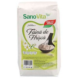 Faina integrala de hrisca, 500 g, Sanovita