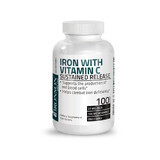 IJzer + Vitamine C, 100 capsules, Bronson