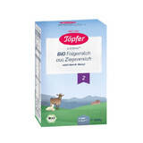 Biologische geitenmelkpoeder formule 2, 400 gr, Topfer