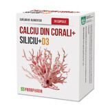 Koraal Calcium + Silicium + D3, 30 capsules, Parapharm