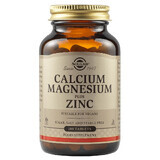 Calcium Magnesium Plus Zink, 100 tabletten, Solgar