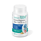 Calcium Magnesium Zink + Vit. D2, 30 capsules, Rotta Natura