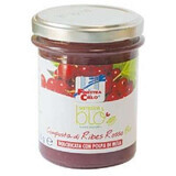 Confiture de groseilles rouges biologique sucrée à la pulpe de pomme, 220 g, La Finestra Sul Cielo