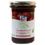 Organic sugar-free strawberry jam, 320 g, La Finestra sul Cielo