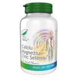 Calcium Magnésium Zinc Sélénium, 60 gélules, Pro Natura