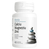 Calcium Magnésium Zinc, 40 comprimés, Alevia
