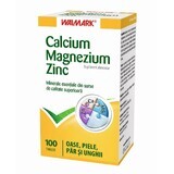 Calcium Magnesium Zink, 100 tabletten, Walmark