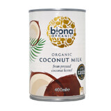 Biologische kokosmelk, 400 ml, Biona