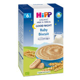 Melk en ontbijtgranen met baby biscuit Good Night, 250 g, Hipp