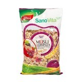 Musli complexe graanvlokken met rozijnen, 500gr, Sanovita